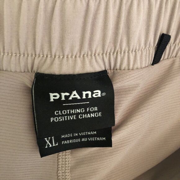 prAna Railay Skort XL 16 Willow Tan Snap Up Pocket Stretch Active Outdoor Skirt - Picture 11 of 11